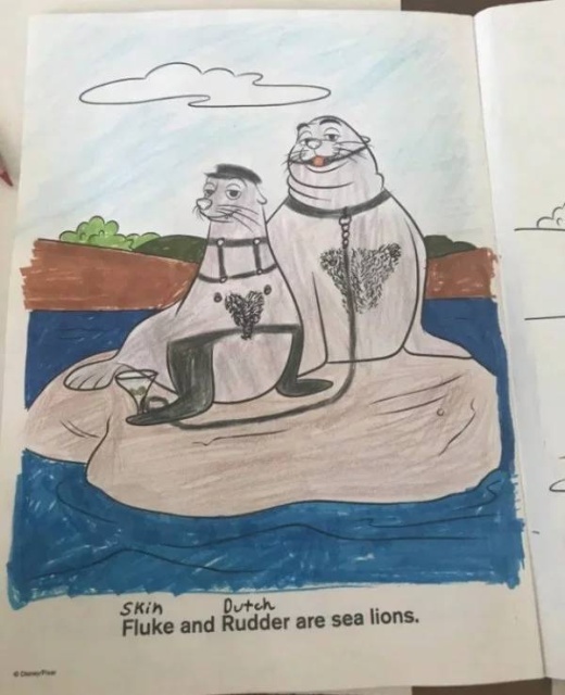 Something Is Very Wrong With These Coloring Books (28 pics)