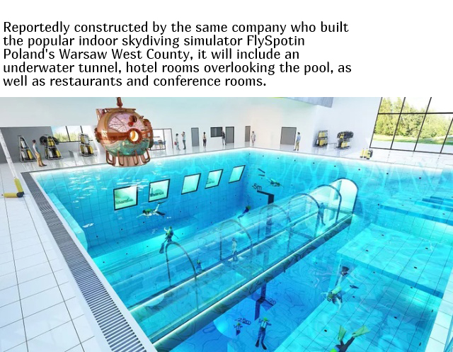 World’s Deepest Swimming Pool To Be Opened In Poland This Year (3 pics)