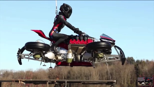 Flying Motorcycle That Transforms Into Quadricopter In 60 Seconds (7 pics)
