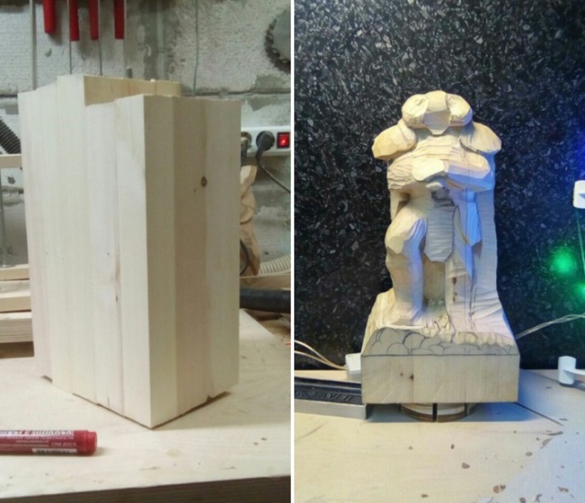 DIY Wood Sculpture (19 pics)