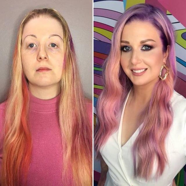 Women Before And After The Makeup (26 pics)
