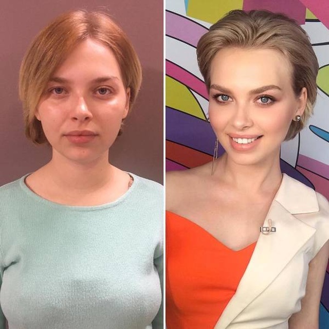 Women Before And After The Makeup (26 pics)