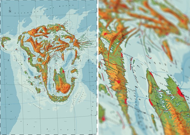 Fictional Maps That Honor Nature And Animals (17 pics)