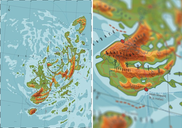 Fictional Maps That Honor Nature And Animals (17 pics)