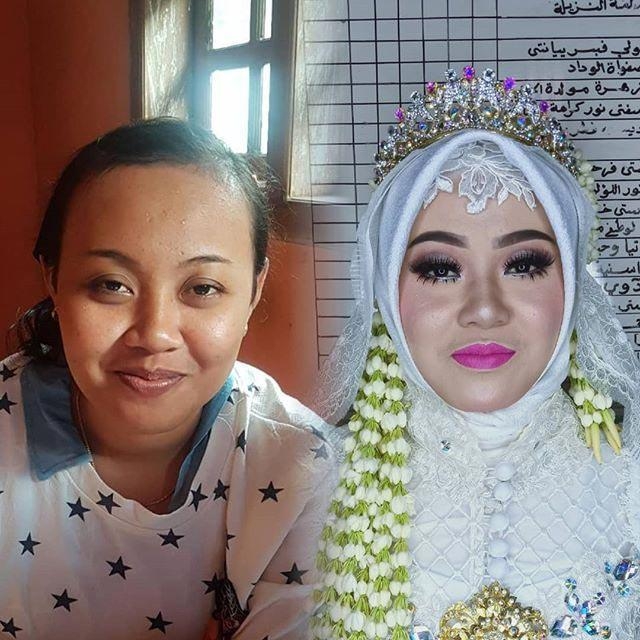 Asian Brides Before And After Wedding Makeup (25 pics)