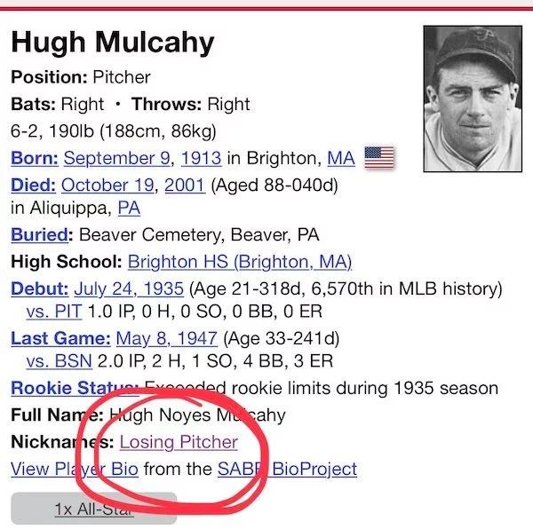 Cool Old Time Baseball Nicknames (13 pics)