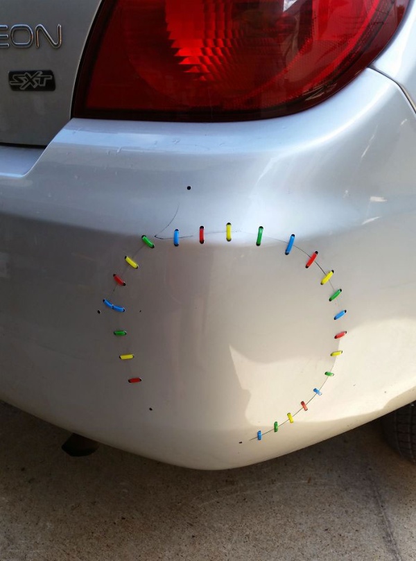 Creative Car Dents And Scratches Repairs (18 pics)