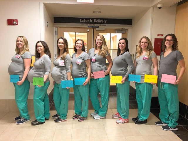 Nurses Experience Their Own Baby Boom At Maine Medical Center (3 pics)