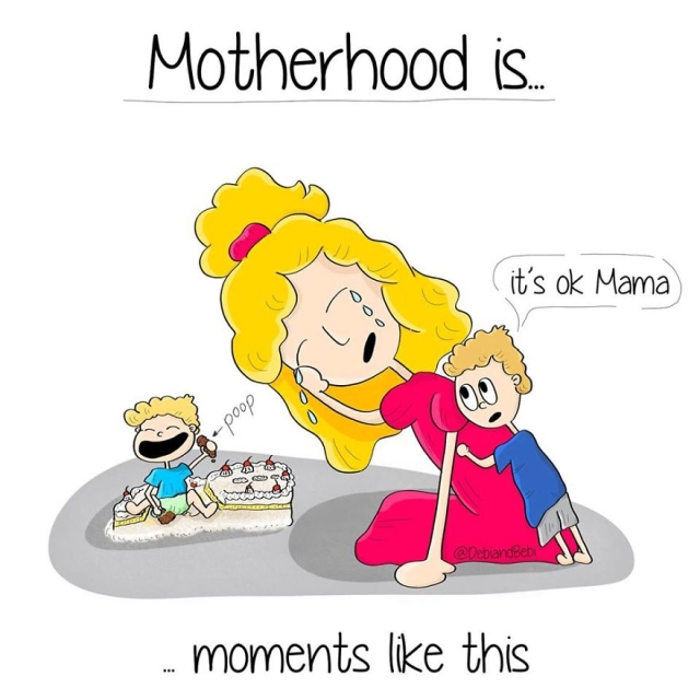 Motherhood Moments In Comics (30 pics)
