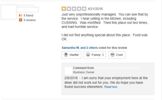 Restaurants Reply To Bad Reviews (20 pics)