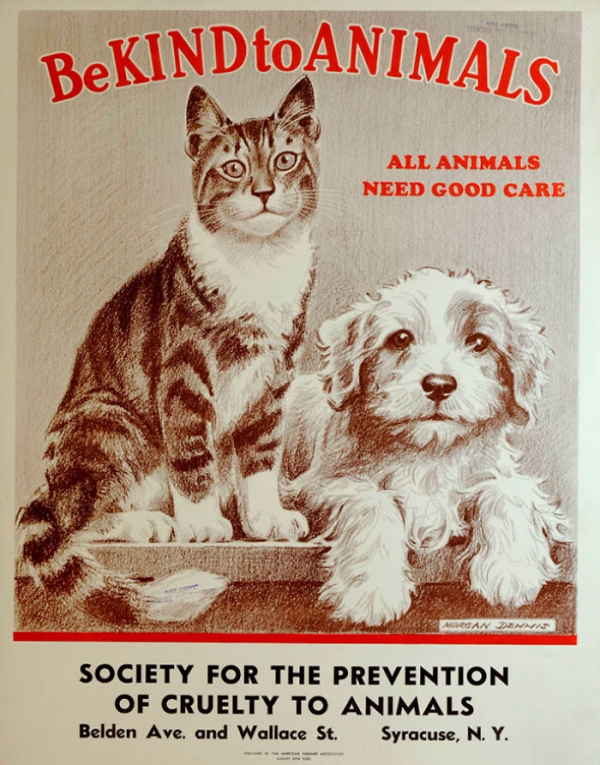 Vintage Posters From The Great Depression Promoting Kindness To Animals (17 pics)