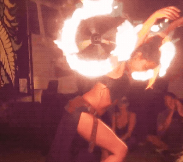 Girls And Fire (21 gifs)