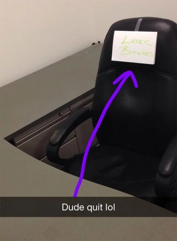 This Is How You Quit Your Job (37 pics)