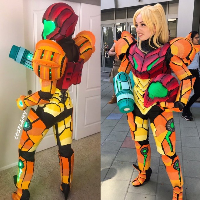 Samus Aran Cosplay (4 pics)