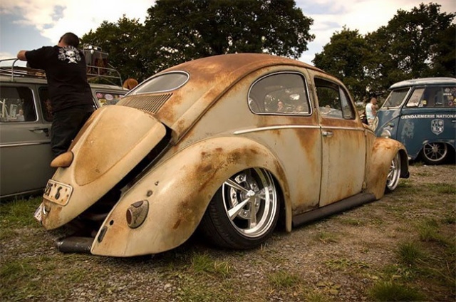 Volkswagen Beetle Rat Rods With Patina Look (20 pics)