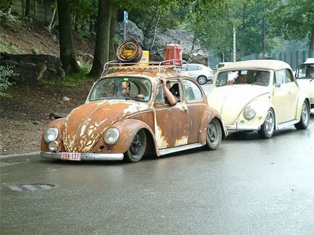 Volkswagen Beetle Rat Rods With Patina Look (20 pics)