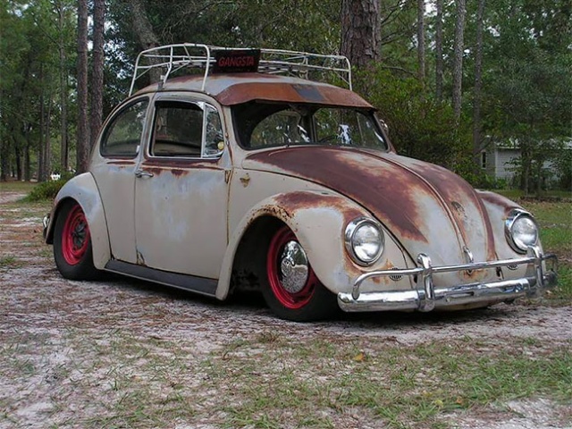 Volkswagen Beetle Rat Rods With Patina Look (20 pics)