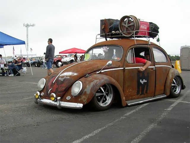 Volkswagen Beetle Rat Rods With Patina Look (20 pics)