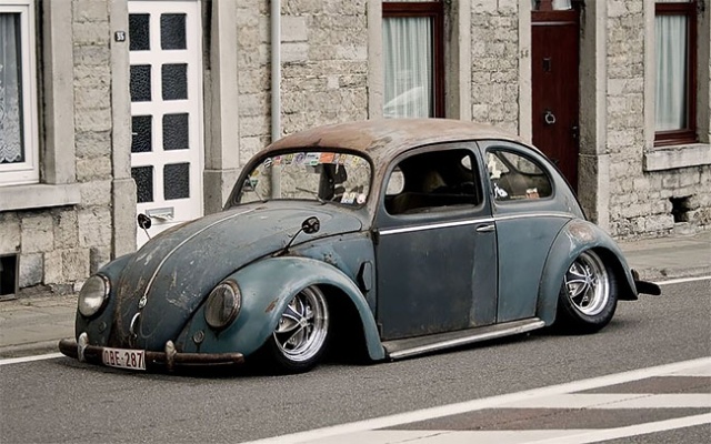 Volkswagen Beetle Rat Rods With Patina Look (20 pics)