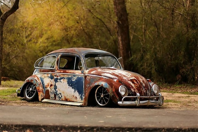 Volkswagen Beetle Rat Rods With Patina Look (20 pics)