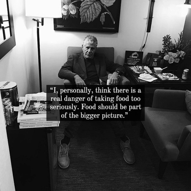 Anthony Bourdain’s Words On The World Of Food (19 pics)