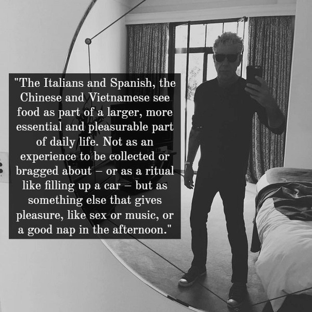 Anthony Bourdain’s Words On The World Of Food (19 pics)