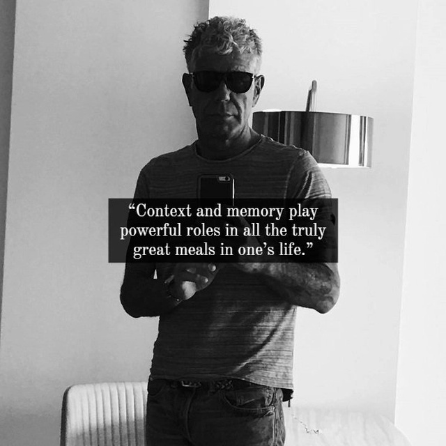 Anthony Bourdain’s Words On The World Of Food (19 pics)