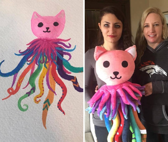 Children’s Drawings Can Now Be Turned Into Real Plush Toys (30 pics)