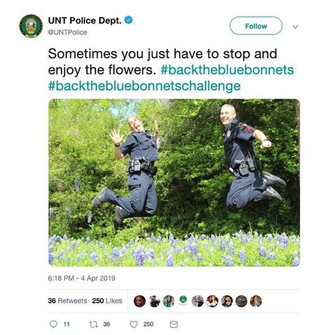 Texas Police In A New Bluebonnet Challenge (28 pics)