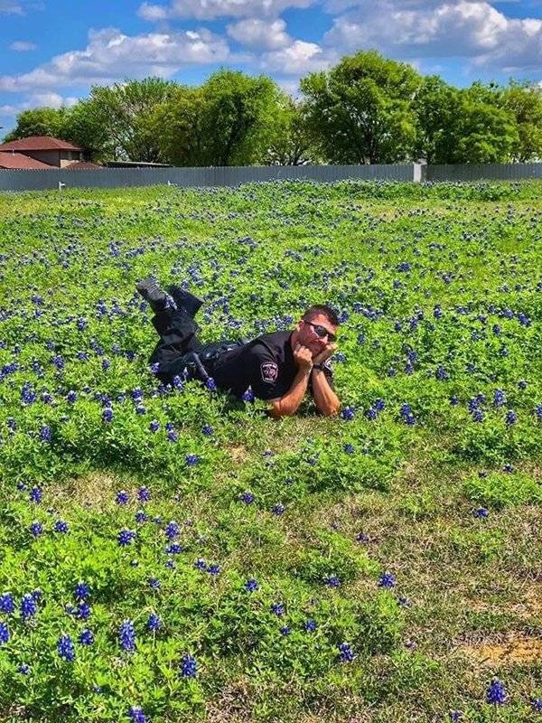 Texas Police In A New Bluebonnet Challenge (28 pics)