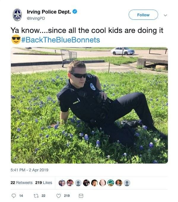 Texas Police In A New Bluebonnet Challenge (28 pics)