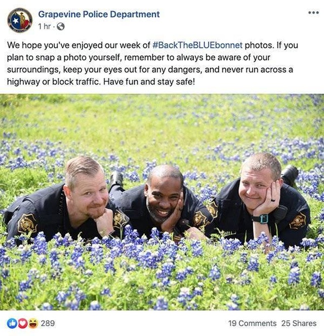 Texas Police In A New Bluebonnet Challenge (28 pics)