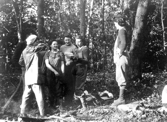 Lumberjack Women During World War II (13 pics)