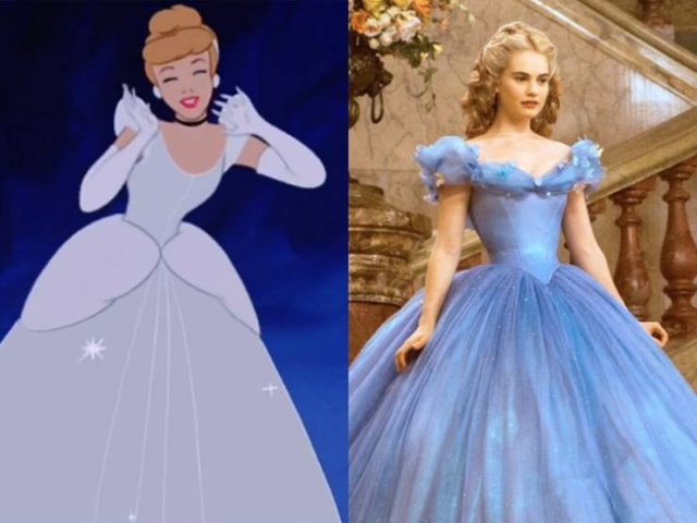 Disney Live Action Movie Characters Vs. Their Animated Prototypes (51 pics)