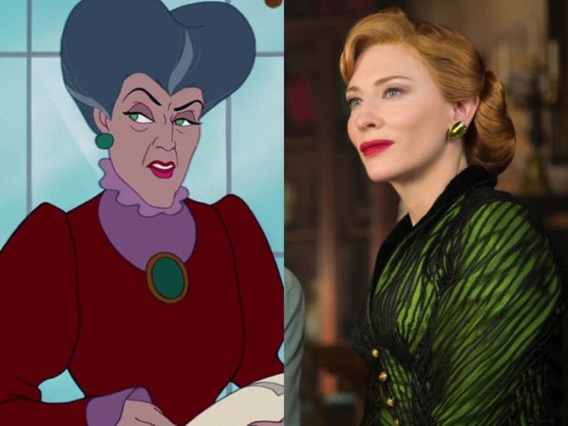 Disney Live Action Movie Characters Vs. Their Animated Prototypes (51 pics)