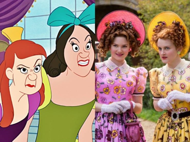 Disney Live Action Movie Characters Vs. Their Animated Prototypes (51 pics)