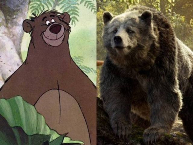 Disney Live Action Movie Characters Vs. Their Animated Prototypes (51 pics)