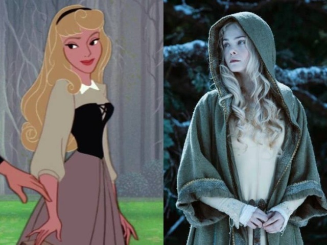 Disney Live Action Movie Characters Vs. Their Animated Prototypes (51 pics)