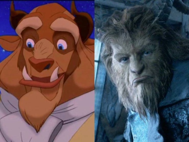 Disney Live Action Movie Characters Vs. Their Animated Prototypes (51 pics)