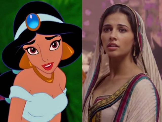 Disney Live Action Movie Characters Vs. Their Animated Prototypes (51 pics)