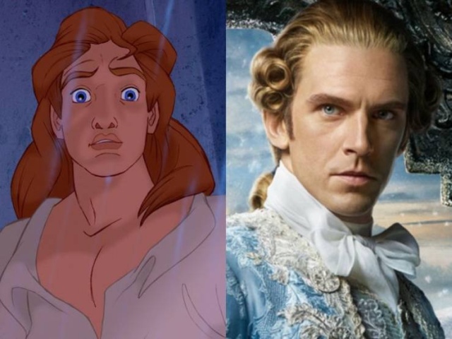 Disney Live Action Movie Characters Vs. Their Animated Prototypes (51 pics)