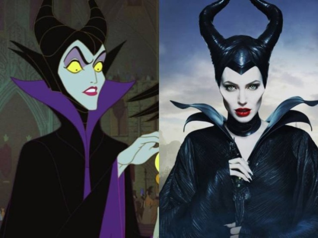 Disney Live Action Movie Characters Vs. Their Animated Prototypes (51 pics)