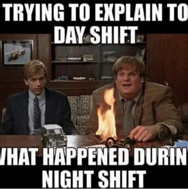 Night Shift Memes (34 pics)