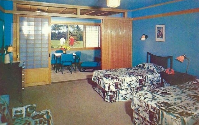 Bedroom Interior Of The 1950s and '60s American Hotels (30 pics)