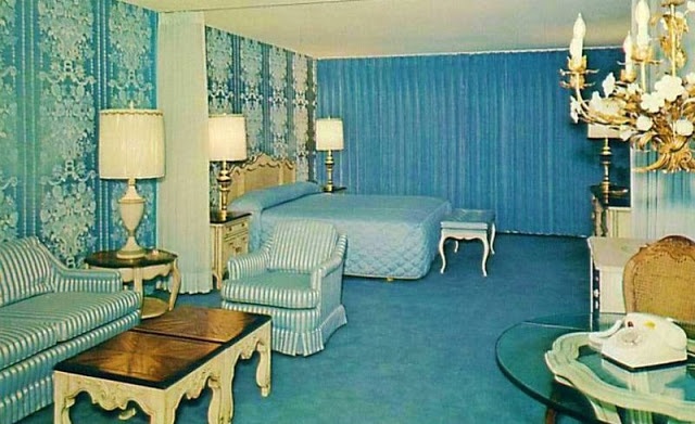 Bedroom Interior Of The 1950s and '60s American Hotels (30 pics)