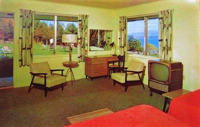 Bedroom Interior Of The 1950s and '60s American Hotels (30 pics)