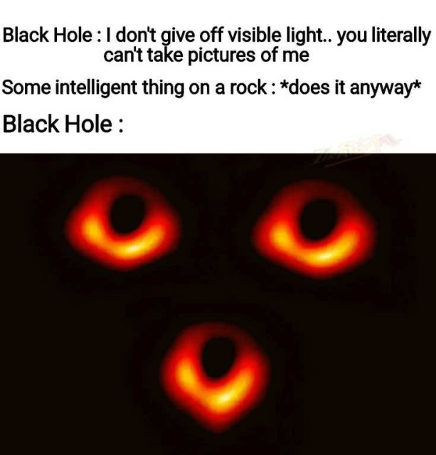first image of blackhole meme