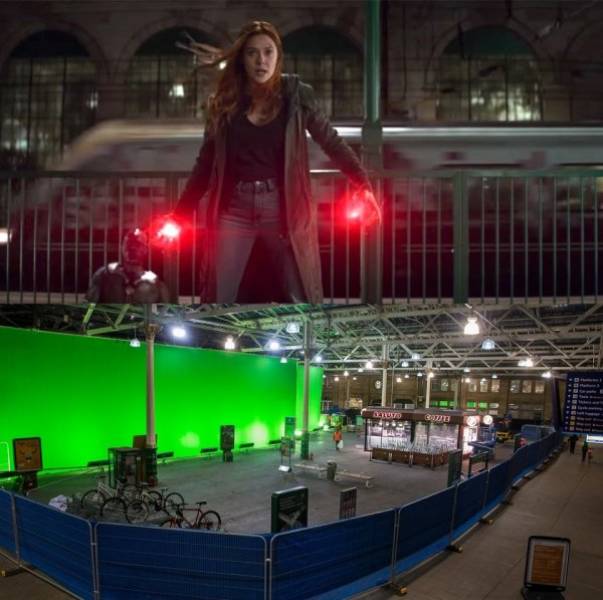 How “Infinity War” Looks Without All The Visual Effects (18 pics)