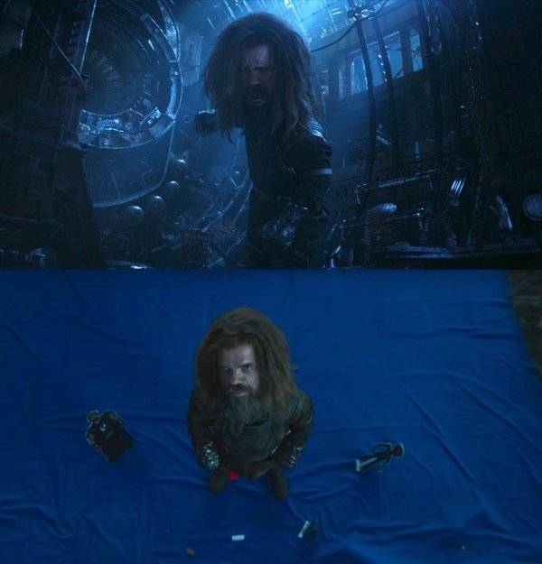 How “Infinity War” Looks Without All The Visual Effects (18 pics)