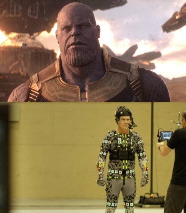 How “Infinity War” Looks Without All The Visual Effects (18 pics)